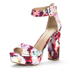 Chunky High Heel Platform Sandals