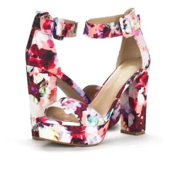 Chunky High Heel Platform Sandals