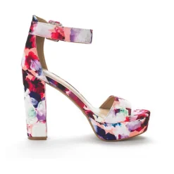 Chunky High Heel Platform Sandals