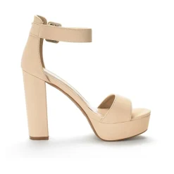 Chunky High Heel Platform Sandals