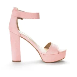 Chunky High Heel Platform Sandals