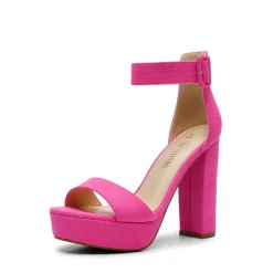 Chunky High Heel Platform Sandals