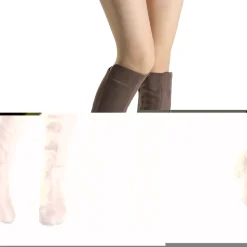 Chunky Knee High Stretch Boots