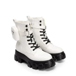 Chunky Lace-up Ankle Boots