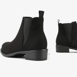 Chunky Low Heel Ankle Booties