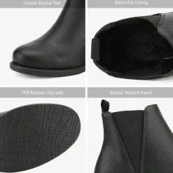 Chunky Low Heel Ankle Booties