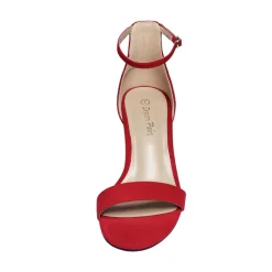 Chunky Low Heel Pump Sandals
