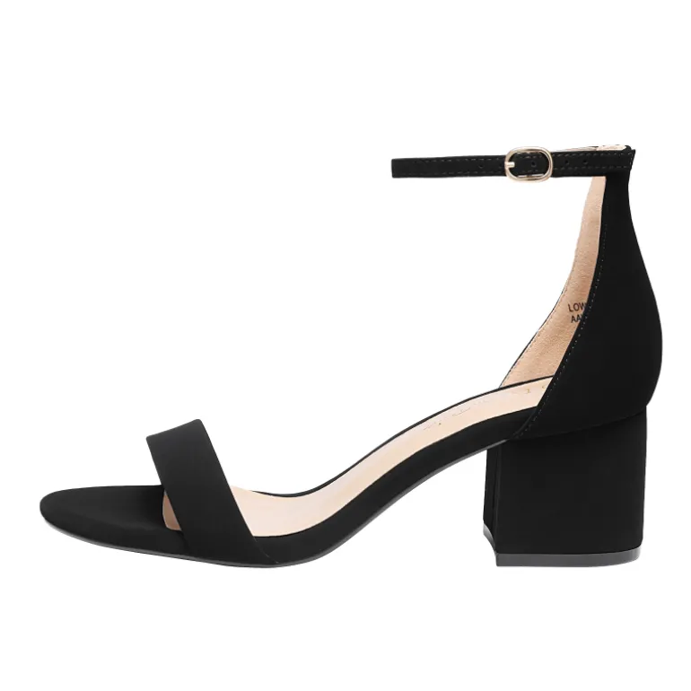 Chunky Low Heel Pump Sandals
