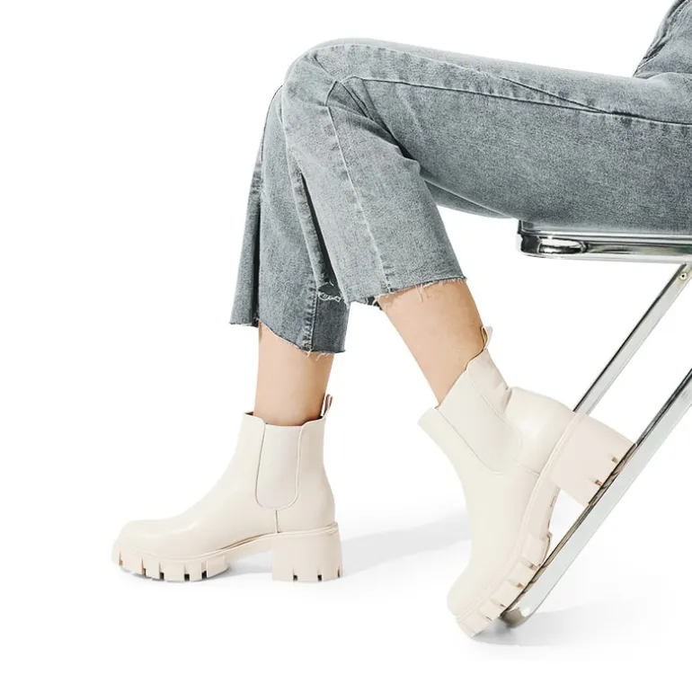 Chunky Lug Sole Chelsea Boots
