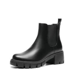Chunky Lug Sole Chelsea Boots