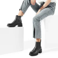 Chunky Lug Sole Chelsea Boots