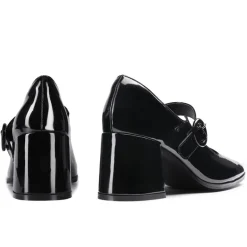 Chunky Mary Jane Pumps