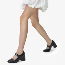 Chunky Mary Jane Pumps