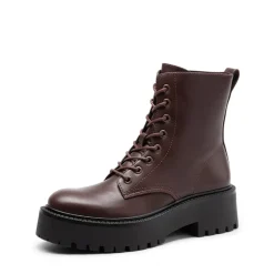 Chunky Non-Slip Combat Ankle Boots