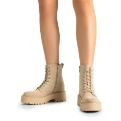 Chunky Non-Slip Combat Ankle Boots