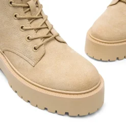 Chunky Non-Slip Combat Ankle Boots