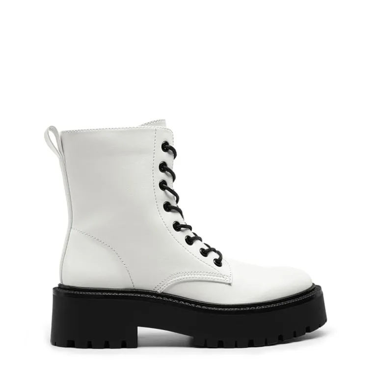 Chunky Non-Slip Combat Ankle Boots