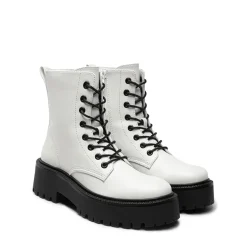 Chunky Non-Slip Combat Ankle Boots