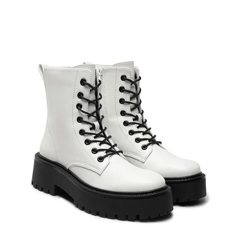 Chunky Non-Slip Combat Ankle Boots