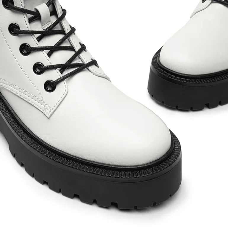 Chunky Non-Slip Combat Ankle Boots