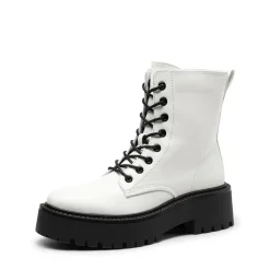 Chunky Non-Slip Combat Ankle Boots