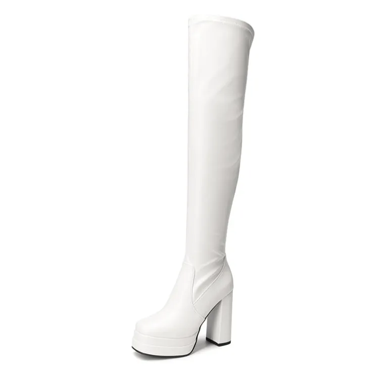 Chunky Platform Gogo Boots