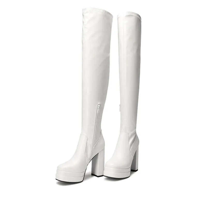 Chunky Platform Gogo Boots