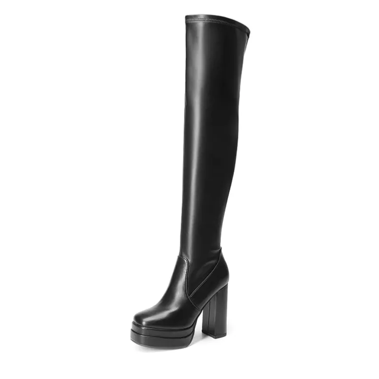 Chunky Platform Gogo Boots