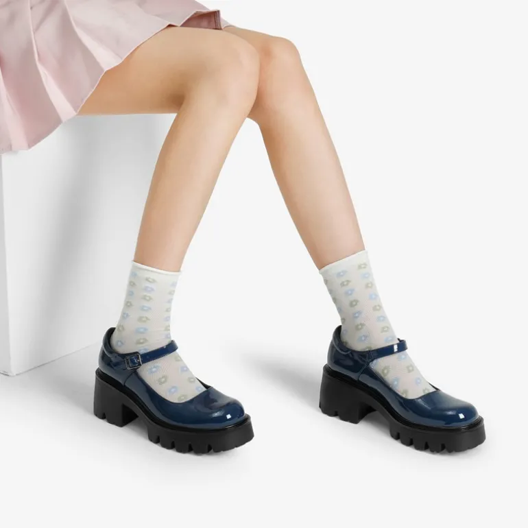 Chunky Platform Mary Jane Pumps