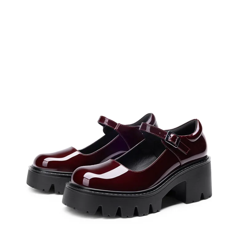 Chunky Platform Mary Jane Pumps