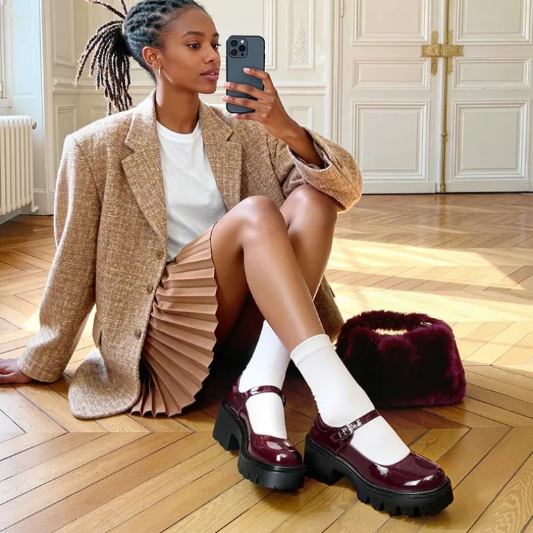 Chunky Platform Mary Jane Pumps
