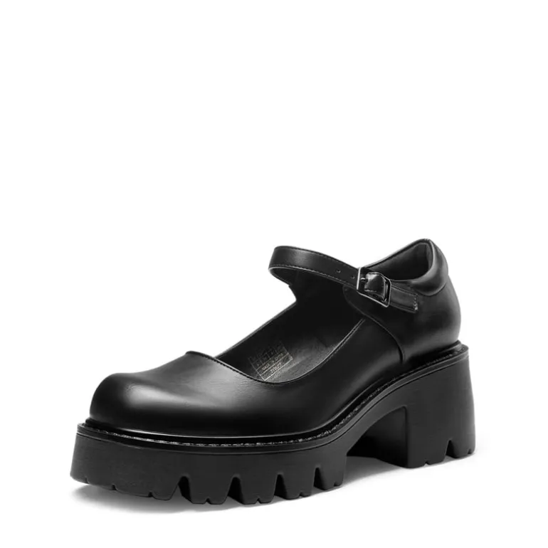 Chunky Platform Mary Jane Pumps