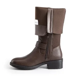 Classic Buckle Riding Knee-High Boot