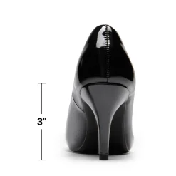 Classic Closed Toe 3 Inch Heels Pumps