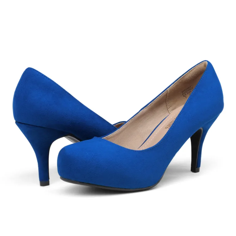 Classic Closed Toe 3 Inch Heels Pumps