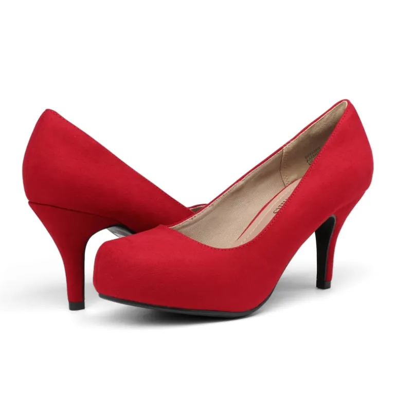Classic Closed Toe 3 Inch Heels Pumps