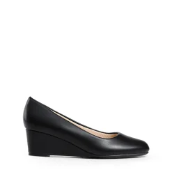Classic Slip-On Wedge Heel Pumps