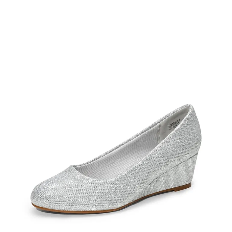 Classic Slip-On Wedge Heel Pumps