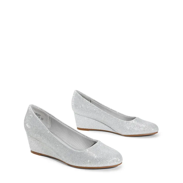 Classic Slip-On Wedge Heel Pumps