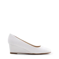 Classic Slip-On Wedge Heel Pumps