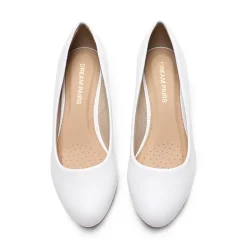 Classic Slip-On Wedge Heel Pumps