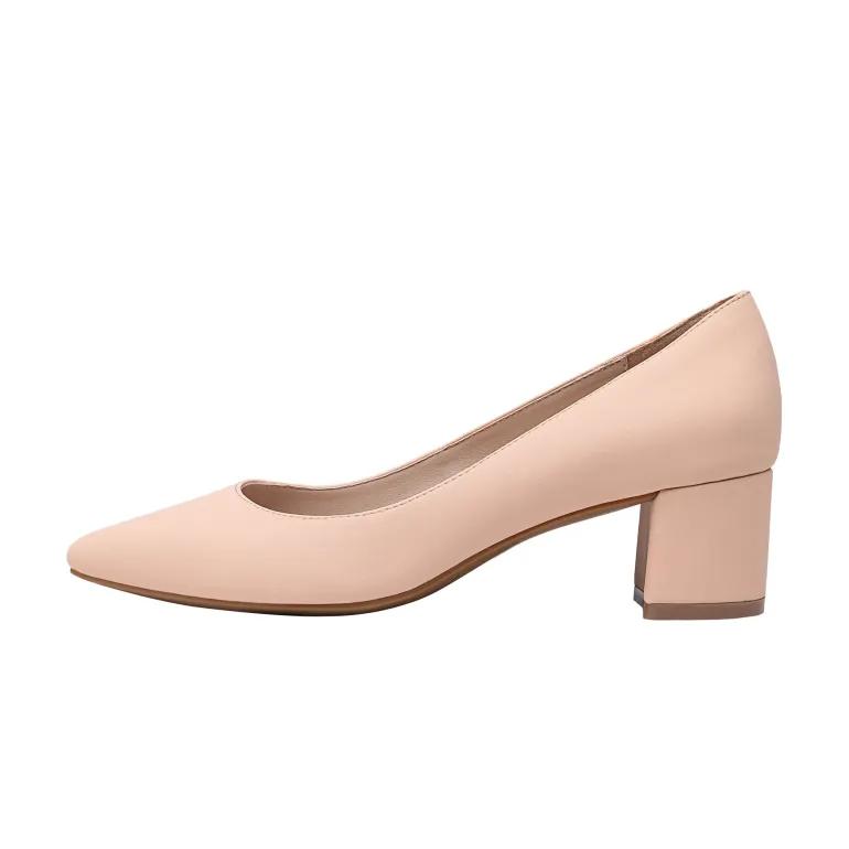 Closed Toe Block Heel Pumps