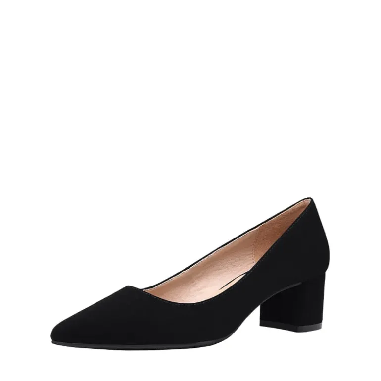 Closed Toe Block Heel Pumps