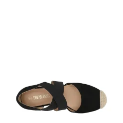 Closed-Toe Criss Cross Espadrille Sandals
