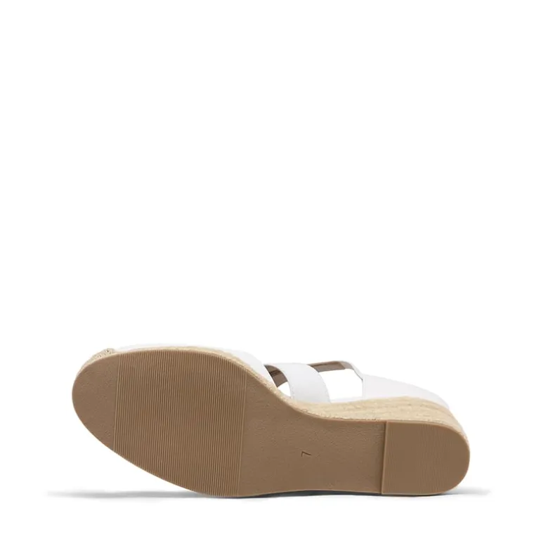 Closed-Toe Criss Cross Espadrille Sandals