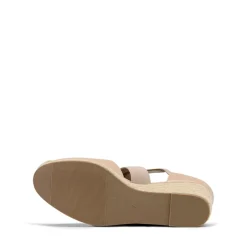 Closed-Toe Criss Cross Espadrille Sandals