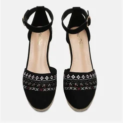 Closed Toe Espadrille Wedges