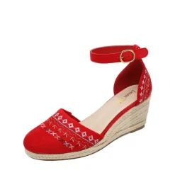 Closed Toe Espadrille Wedges