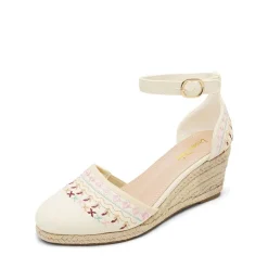 Closed Toe Espadrille Wedges