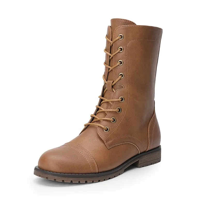 Combat Mid-calf Boots